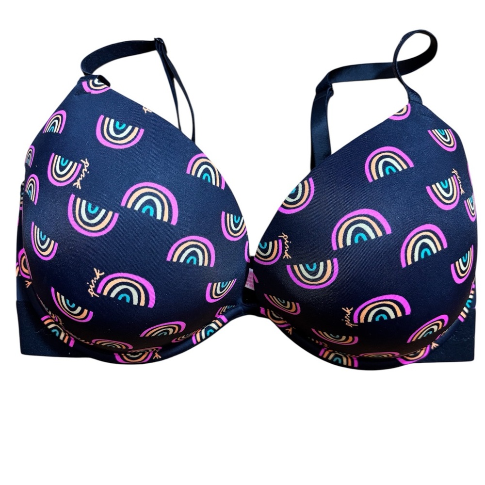 Victoria Secret PINK WEAR EVERYWHERE SUPER PUSH-UP BRA SIZE 36DD